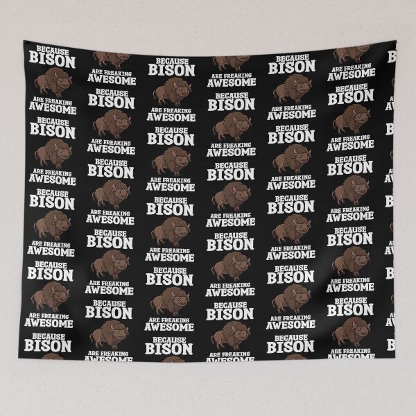 Item preview, Bison Cow Buffalo National Park Western Wildlife designed and sold by Pubi.