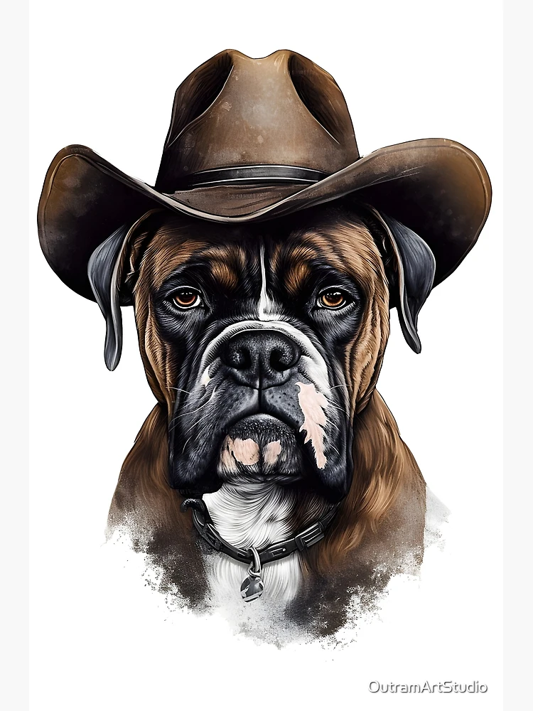 Boxer dog shops hat