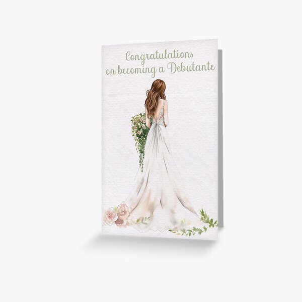Item preview, Congratulations on becoming a Debutante designed and sold by InspiredPamjoy.