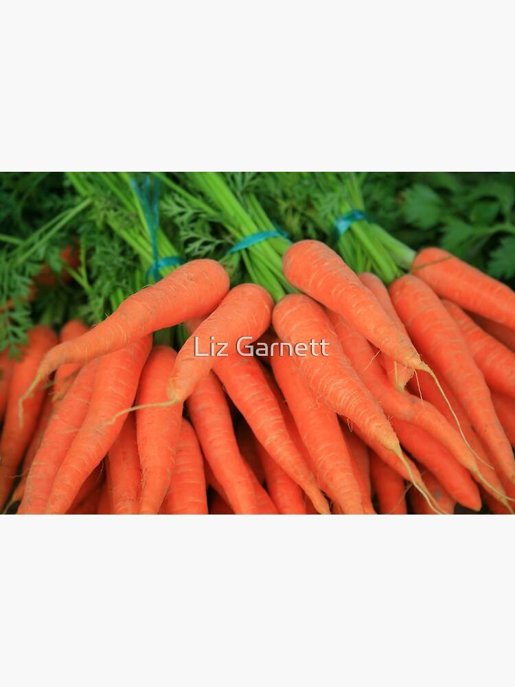 Thumbnail 2 of 2, Greeting Card, www.lizgarnett.com ... Dinan Carrots, Brittany, France designed and sold by lizgarnett.