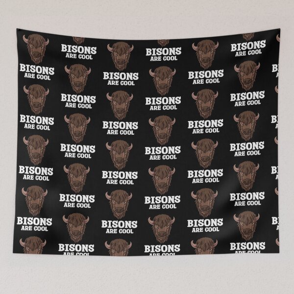 Item preview, Bison Cow Buffalo National Park Western Wildlife designed and sold by Pubi.