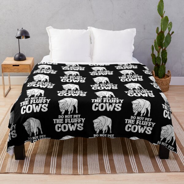 Item preview, Do Not Pet The Fluffy Cows Bison Buffalo Western designed and sold by Pubi.