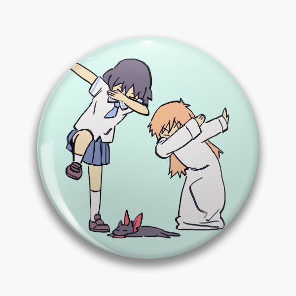 Item preview, I draw that scene of nano and hakase dabbing on sakamoto / funny nichijou meme designed and sold by RansRoom.