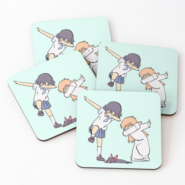 Item preview, I draw that scene of nano and hakase dabbing on sakamoto / funny nichijou meme designed and sold by RansRoom.