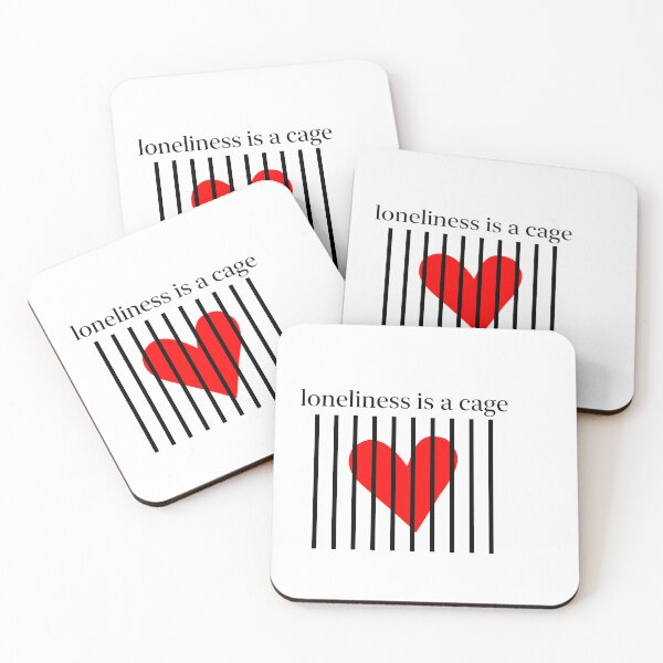 Item preview, Red heart in the cage of a loneliness. STYLISH CONCEPT PRINT DESIGN. designed and sold by Creavision.
