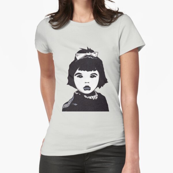 Baby Bjork t-shirt Fitted T-Shirt