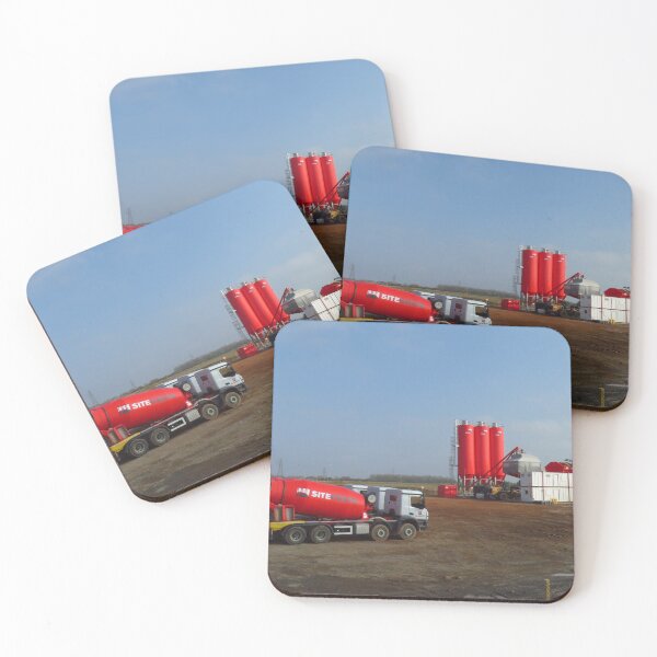 Item preview, Red Cement Mixers and Silo's designed and sold by wiggyofipswich.
