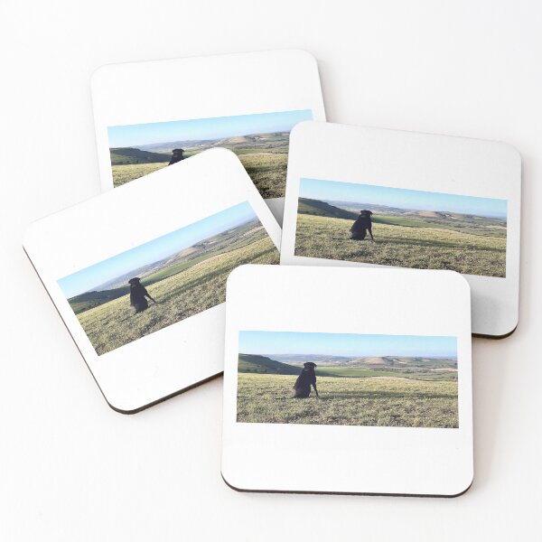 Item preview, Dog with a view. Black labrador dog on the South Downs at Firle in Sussex. designed and sold by Emma  Amies.