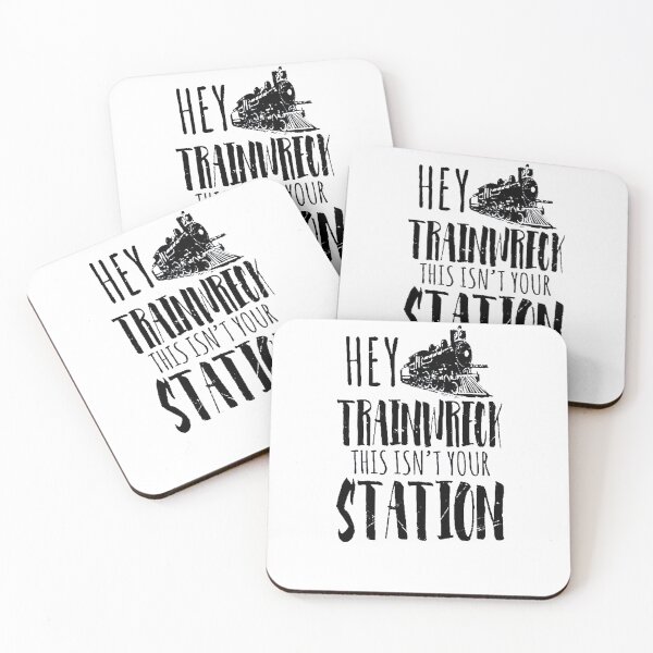 Item preview, Hey Trainwreck This Isn't Your Station, Super Soft Print designed and sold by RussellLeey.