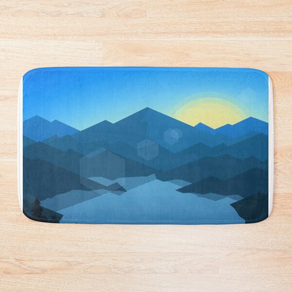 Item preview, Sun in the Mountain blu designed and sold by federicousai.