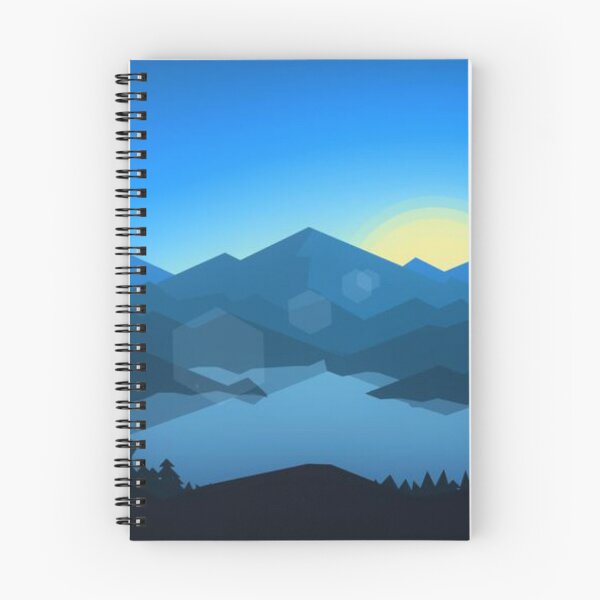 Item preview, Sun in the Mountain blu designed and sold by federicousai.