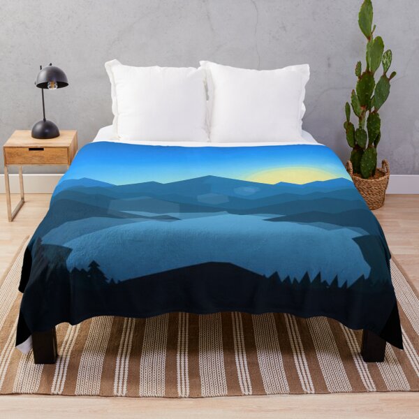 Item preview, Sun in the Mountain blu designed and sold by federicousai.