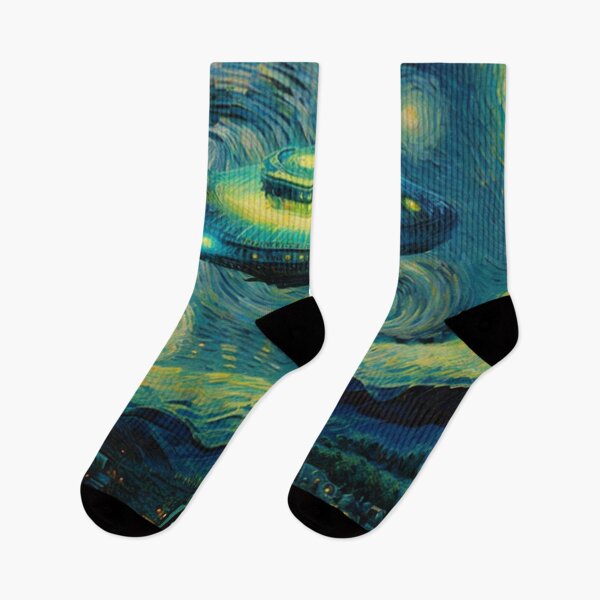 Item preview, Starry Night (with a UFO) by Vincent van Gogh designed and sold by DigiPunk.