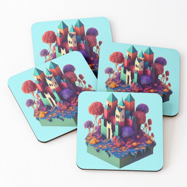 Item preview, Isometric Divine Castle: Playground of Flowers designed and sold by EmblemEmporium.