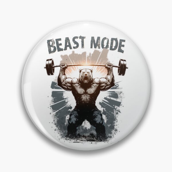 Item preview, Gym Beast Mode motivation designed and sold by Geotopica.