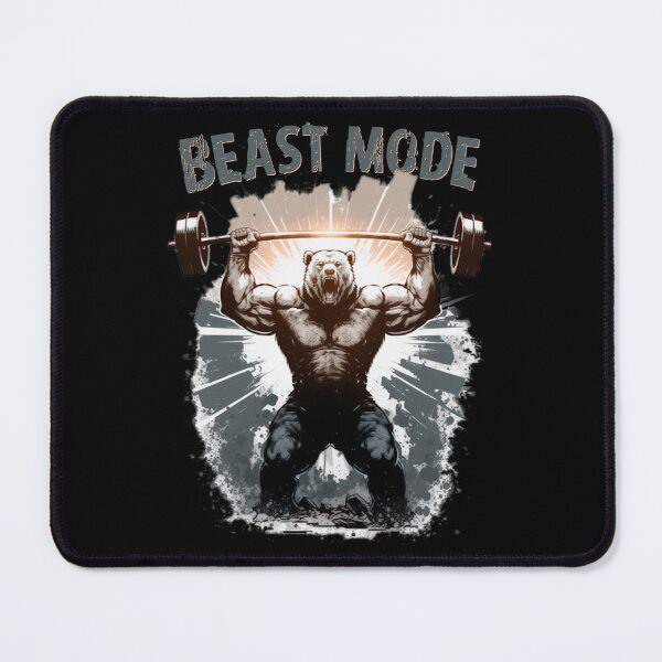 Item preview, Gym Beast Mode motivation designed and sold by Geotopica.