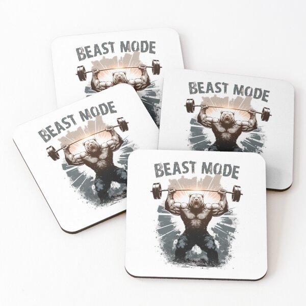 Item preview, Gym Beast Mode motivation designed and sold by Geotopica.
