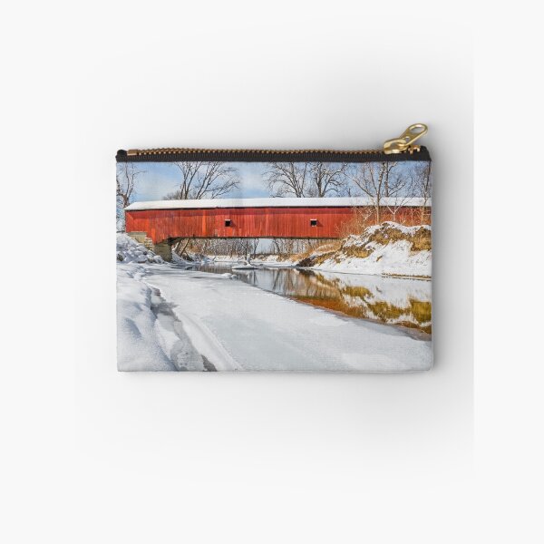 Item preview, Snowy Oakalla Covered Bridge designed and sold by Kenneth Keifer.