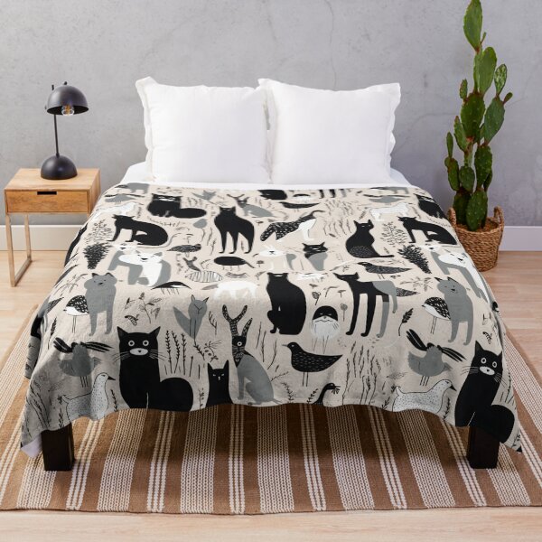 Item preview, Minimalist Animal Silhouette Pattern Design designed and sold by Juuskus.