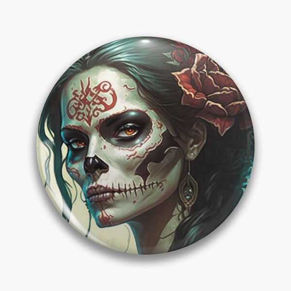 Aperçu de l'œuvre Art du jour des morts, image du jour des morts, Dia De Los Muertos Impression artistique créée et vendue par A-jackson.