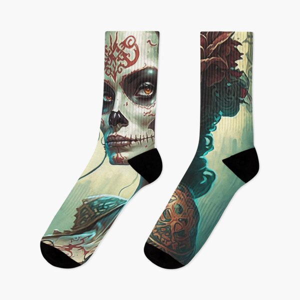 Item preview, Day of the Dead Art, Day of the Dead Picture ,Dia De Los Muertos Art Print designed and sold by A-jackson.