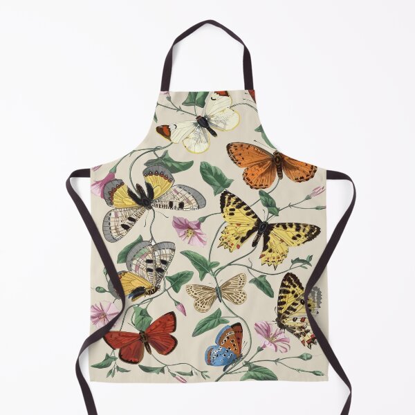 Item preview, Vintage Butterflies & Moths Flowers Painting, Retro, Antique Art 1842 edition of Le Jardin Des Plantes by Paul designed and sold by Mimielitas-Shop.