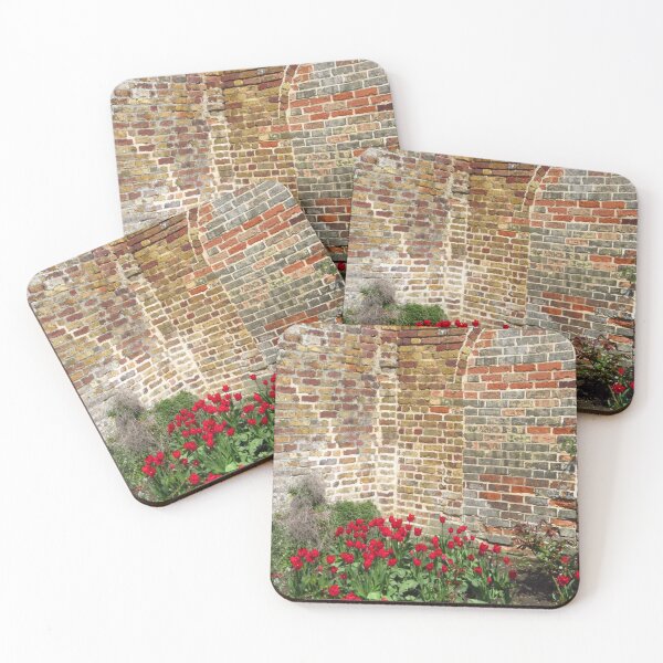 Item preview, Red Tulips & The Old Brick Wall designed and sold by wiggyofipswich.
