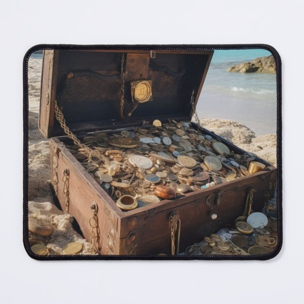 Item preview, Treasure Chest - a pirate's booty found designed and sold by shakespeare1212.