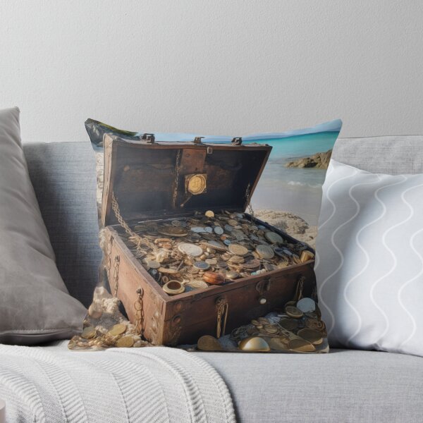 Item preview, Treasure Chest - a pirate's booty found designed and sold by shakespeare1212.