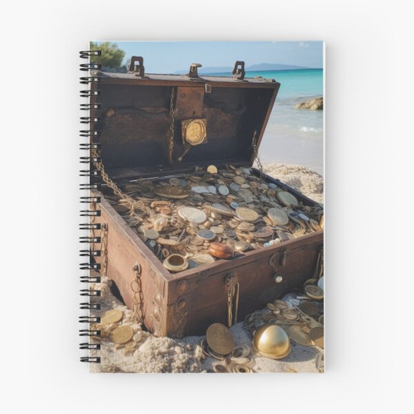 Item preview, Treasure Chest - a pirate's booty found designed and sold by shakespeare1212.