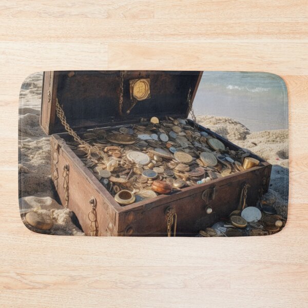 Item preview, Treasure Chest - a pirate's booty found designed and sold by shakespeare1212.
