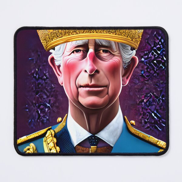 Item preview, King Charles III Coronation Party unique design featuring crowned King Charles, formerly Prince Charles  designed and sold by RoyalRepublics.