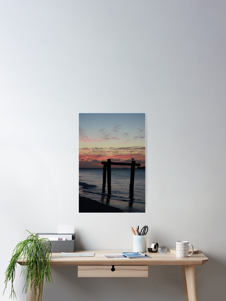 Thumbnail 2 of 3, Poster, Hamelin Bay Sunset designed and sold by mistered.