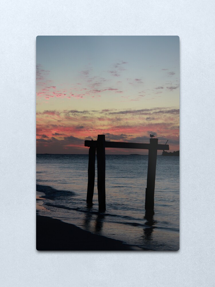 Alternate view of Hamelin Bay Sunset Metal Print