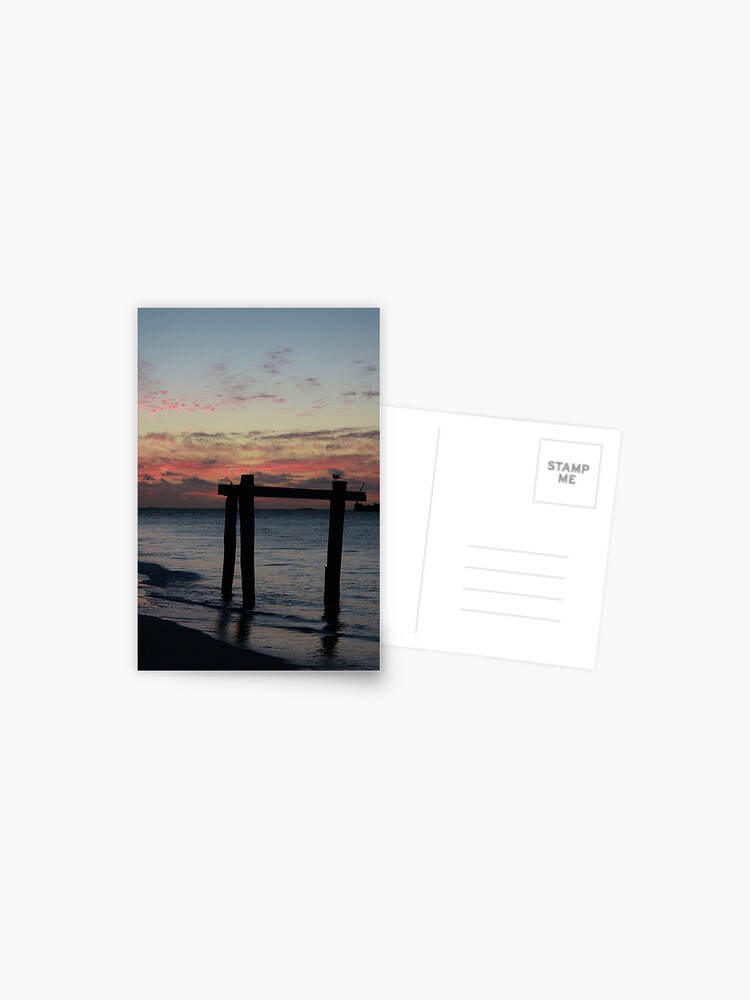 Postcard, Hamelin Bay Sunset designed and sold by Andreas Koepke