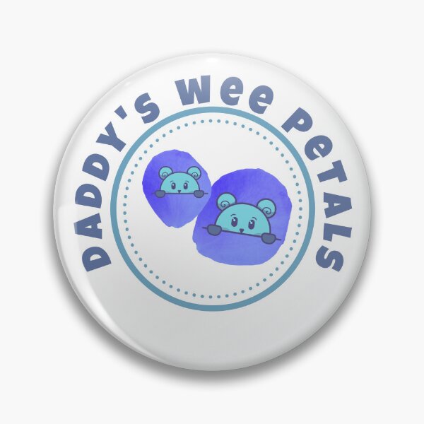 Item preview, Daddy's Wee Petal Twin Boys! designed and sold by Printriff.