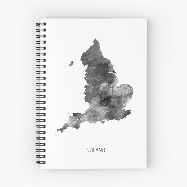 Item preview, England Watercolor Map designed and sold by ArtPrints.