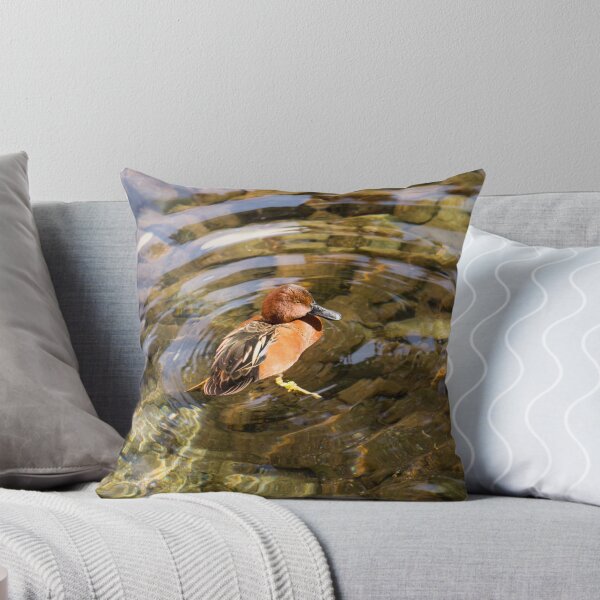 Item preview, Cinnamon Teal Duck and Transparent Reflections designed and sold by Georgia Mizuleva.