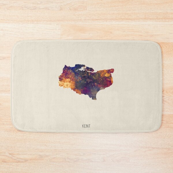 Item preview, Kent Watercolor Map designed and sold by ArtPrints.