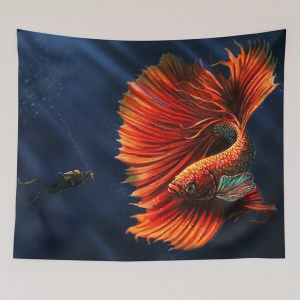Item preview, Deep Sea Betta designed and sold by alandodrawing.
