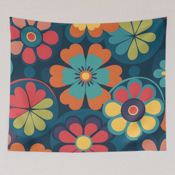 Item preview, 60's Pop Flower Design designed and sold by StickeryPickery.