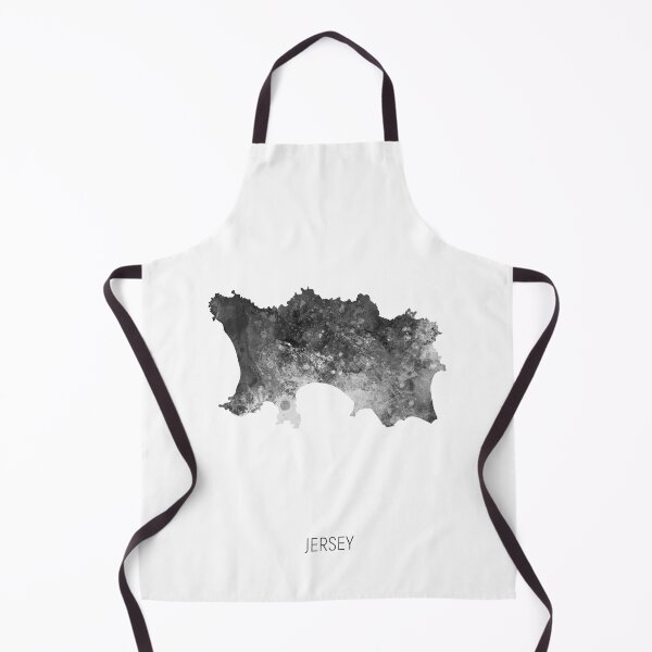 Item preview, Jersey Watercolor Map designed and sold by ArtPrints.