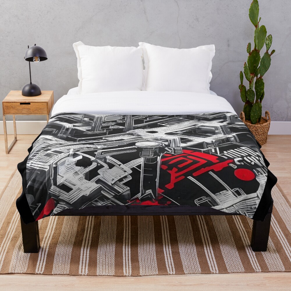 Item preview, Throw Blanket designed and sold by StudioDestruct.