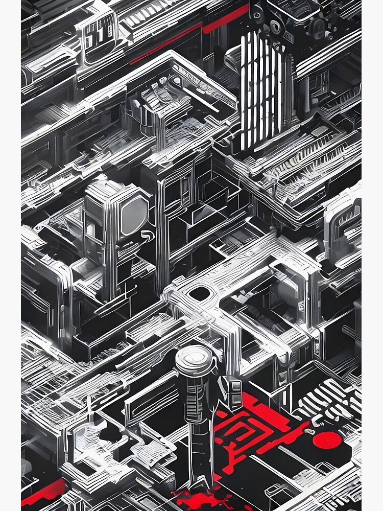 Thumbnail 3 of 3, Sticker, Internal Pathways designed and sold by StudioDestruct.