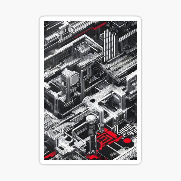 Internal Pathways Sticker