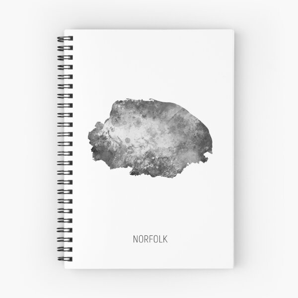 Item preview, Norfolk Watercolor Map designed and sold by ArtPrints.