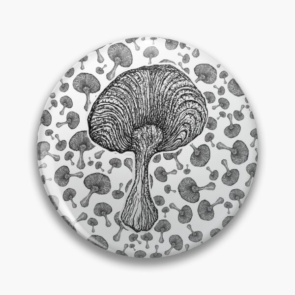 Item preview, Mushroom Ink Drawing  designed and sold by Jaraart.