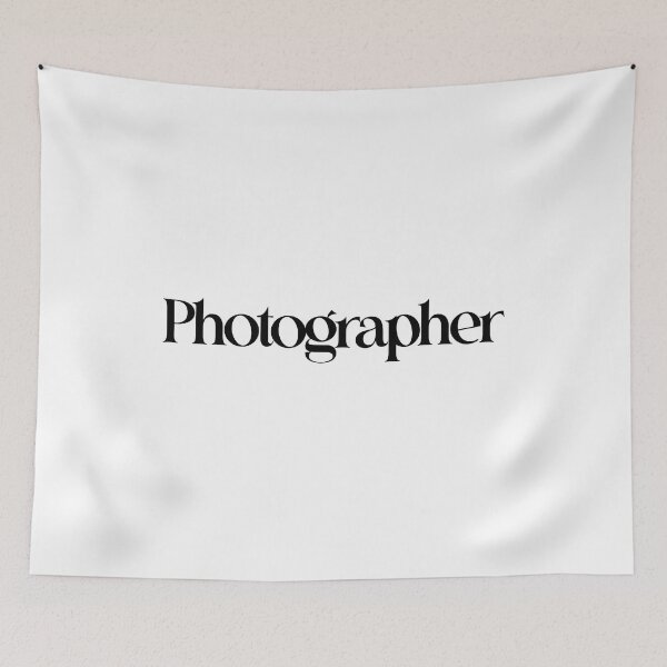 Artikelvorschau, Photographer inscription entworfen und verkauft von HappyTrippy.