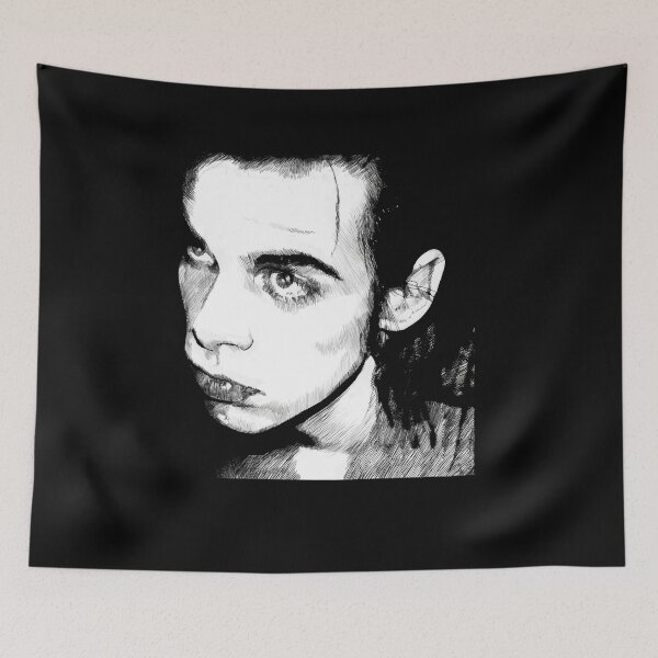 Artikelvorschau, Nick Cave und das Retro-Vintage-Album von Bad Seeds entworfen und verkauft von Nielsenlauryn.