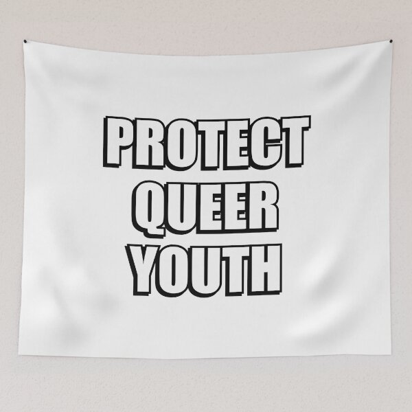 Artikelvorschau, Protect Queer Youth entworfen und verkauft von Inspirationmotivation.